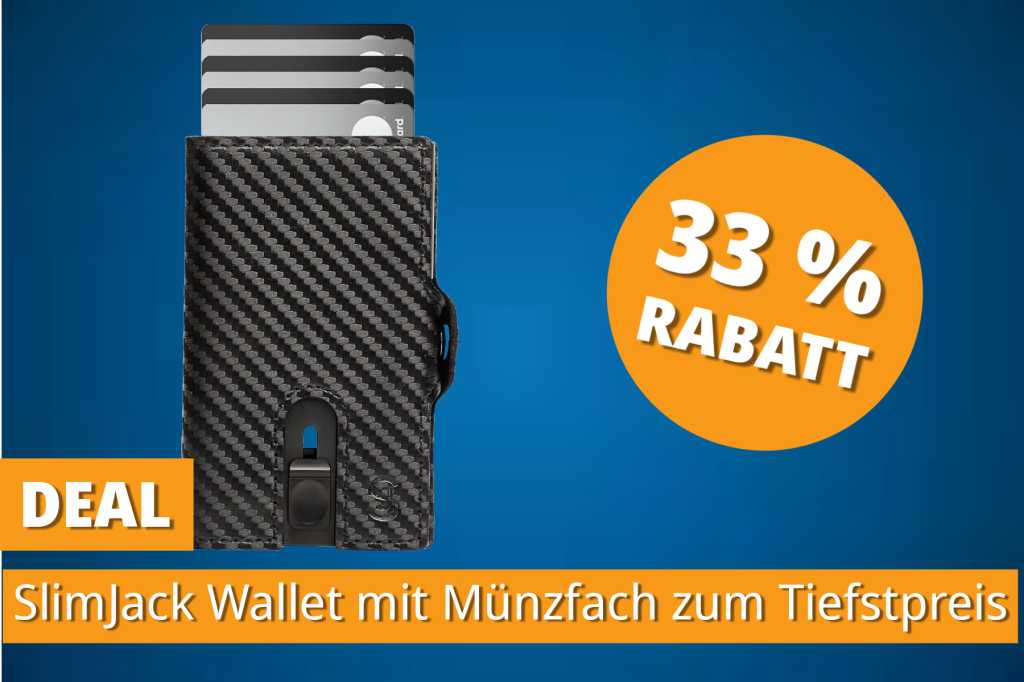 Image: Das perfekte MÃ¤nnergeschenk: SlimJack Wallet unter 20 Euro mit 40 Prozent Rabatt plus Coupon sichern