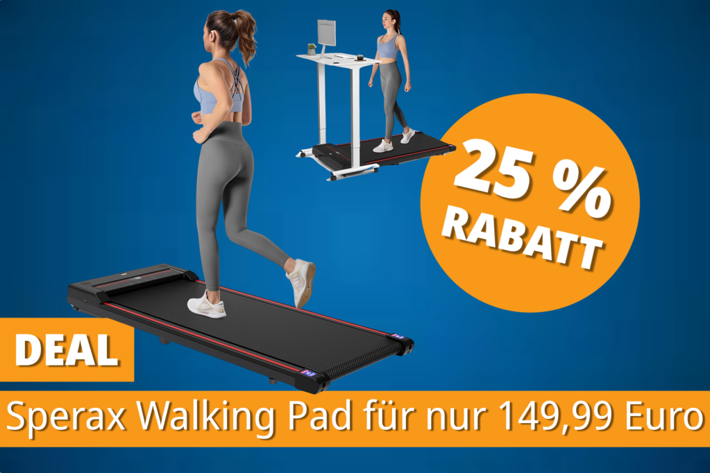 Image: Mehr Bewegung im neuen Jahr: Das meistverkaufte Laufband fÃ¼rs Home-Office ist jetzt im Angebot