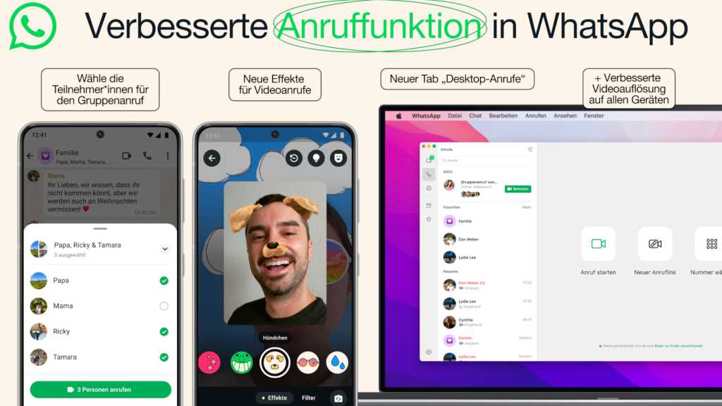 Image: Whatsapp verbessert Videoanrufe: Das ist neu