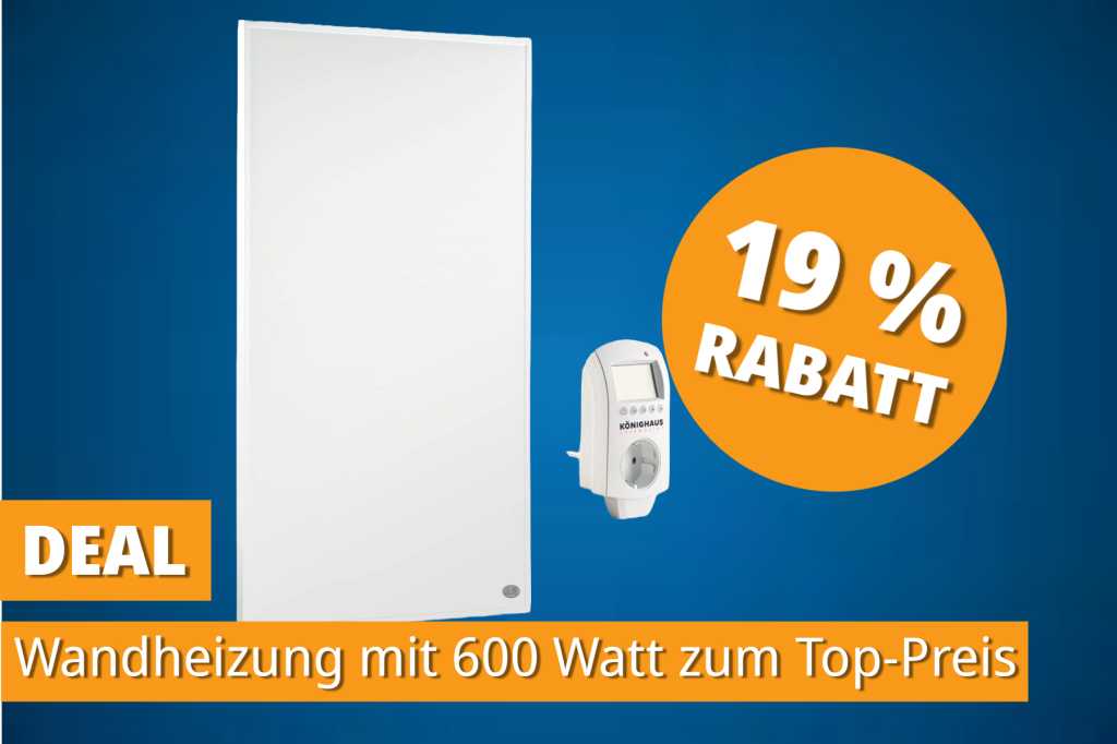 Image: Wohlige WÃ¤rme in Minuten: Infrarot-Wandheizung stark reduziert â TÃV-geprÃ¼ft und effizient!
