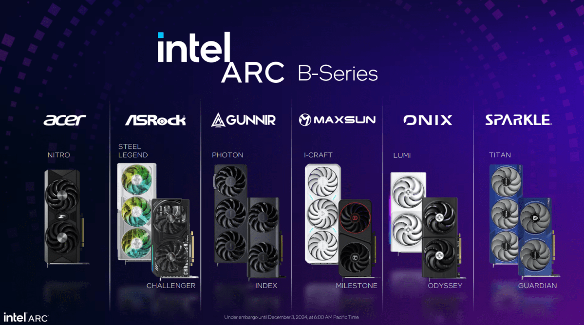 intel arc b series