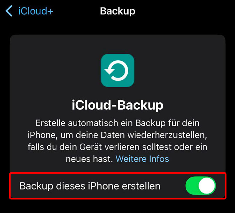 Create backup