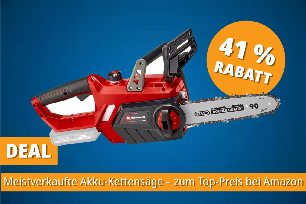 Image: Meistverkaufte Akku-KettensÃ¤ge jetzt im Blitzangebot besonders gÃ¼nstig â Sie mÃ¼ssen schnell sein