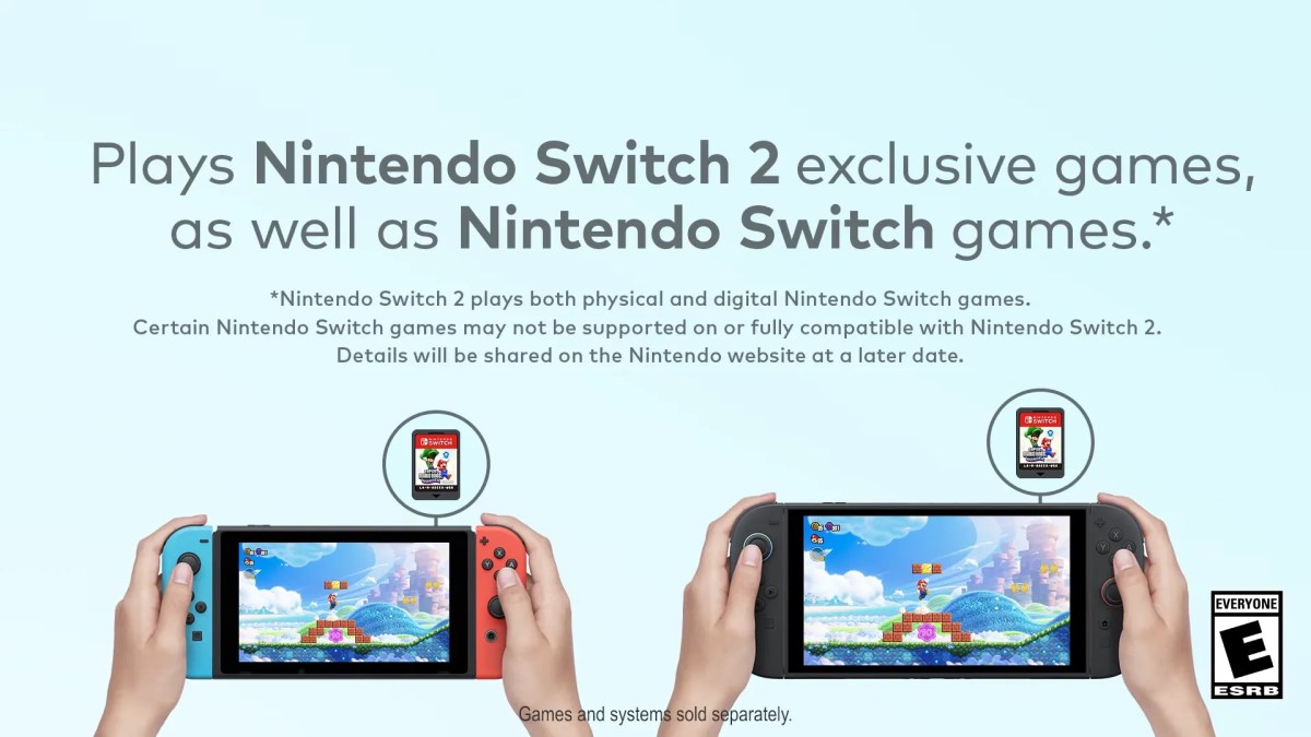 Nintendo Switch 2 screenshot - backwards compatibility