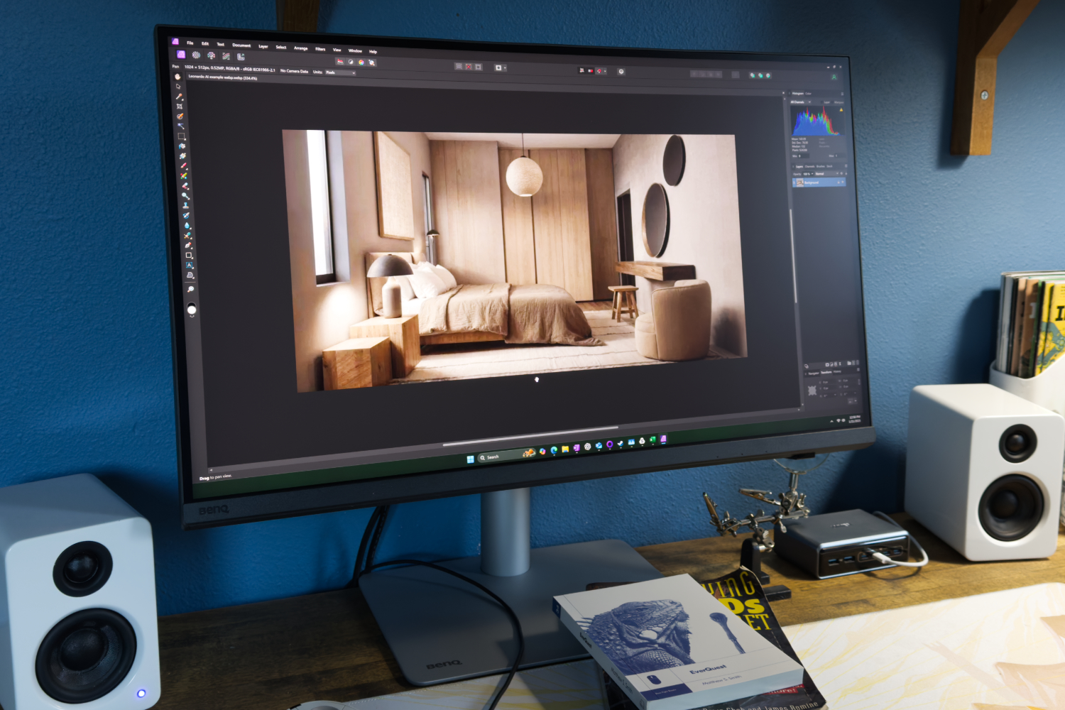 BenQ PD2730S - Best home office monitor for creative professionals