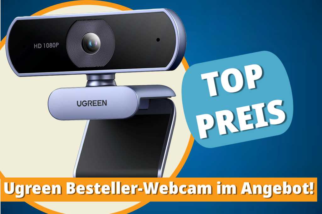 Image: Top-Bewertungen, kleiner Preis: Bestseller-Webcam von Ugreen im Amazon-Angebot