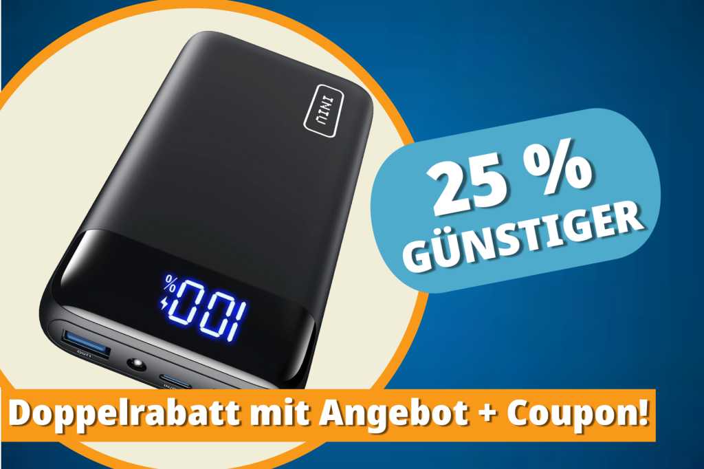 Image: Diese 20.000 mAh Powerbank darf in keinem ReisegepÃ¤ck fehlen â jetzt im Doppel-Angebot!