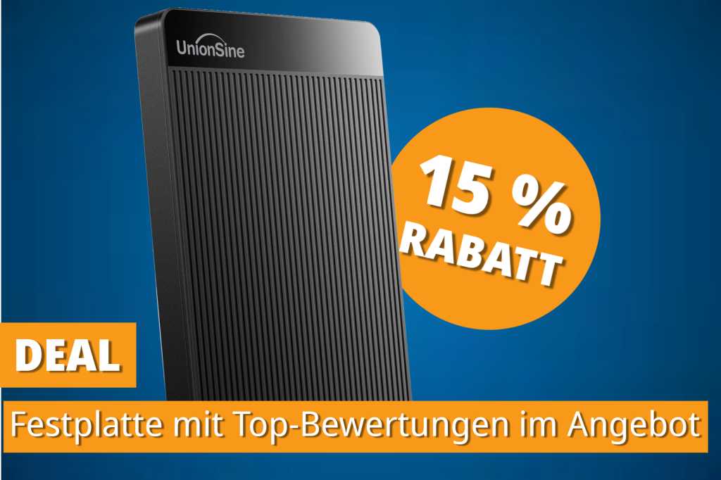 Image: Mehr Speicher fÃ¼r weniger Geld: Diese 500-GB-Festplatte ist ein echter Bestseller!
