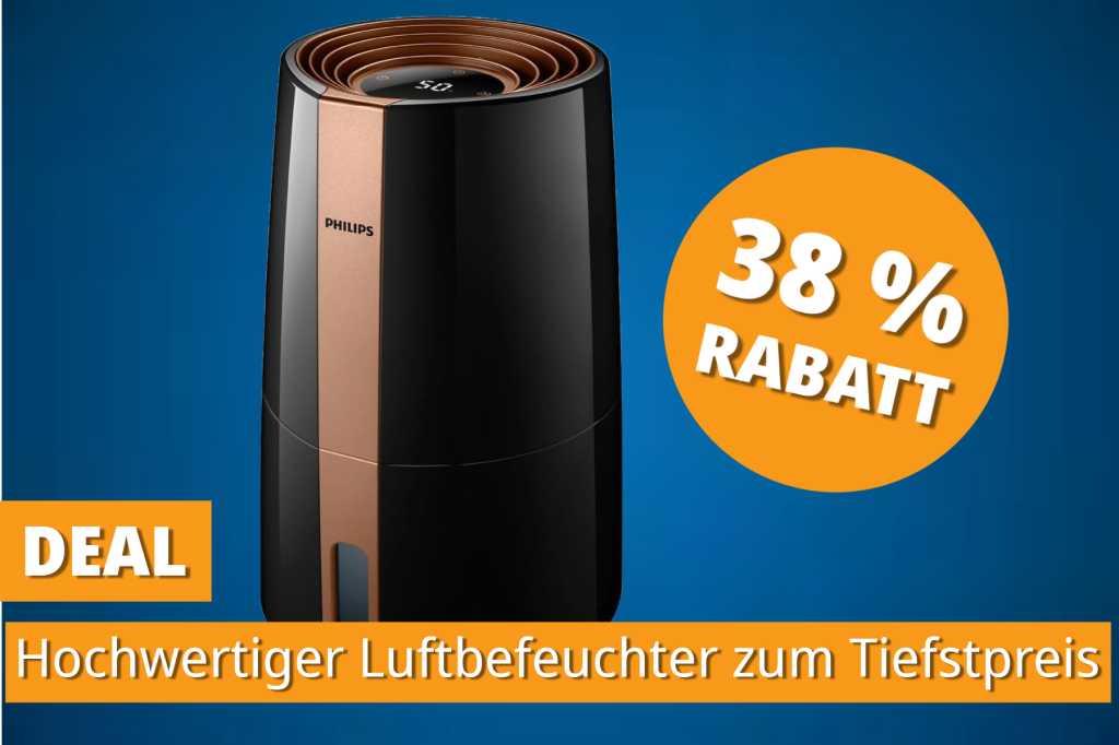 Image: Gegen trockene Heizungsluft: Philips Luftbefeuchter jetzt gÃ¼nstig wie nie!