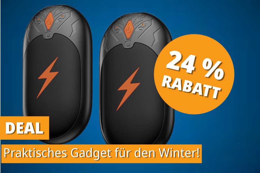 Image: Warme HÃ¤nde auf Knopfdruck â Jetzt 24 % sparen auf elektrische HandwÃ¤rmer im Doppelpack