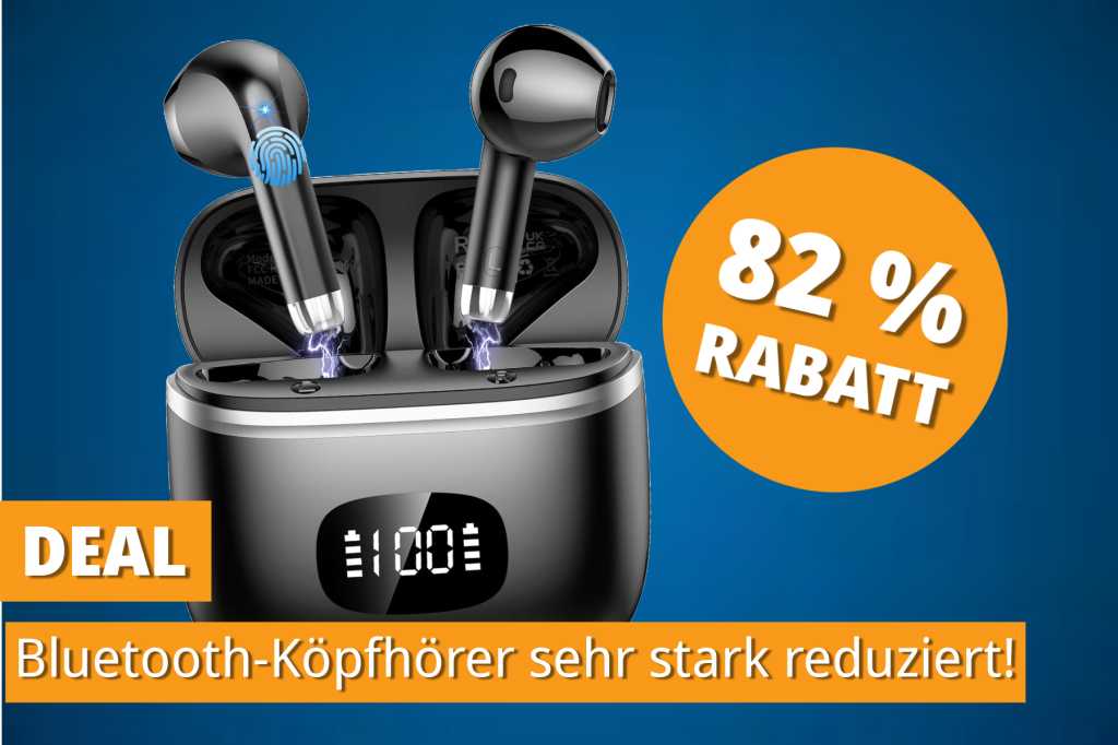 Image: Kein Witz: Bluetooth-KopfhÃ¶rer mit Top-Bewertungen jetzt extrem reduziert!