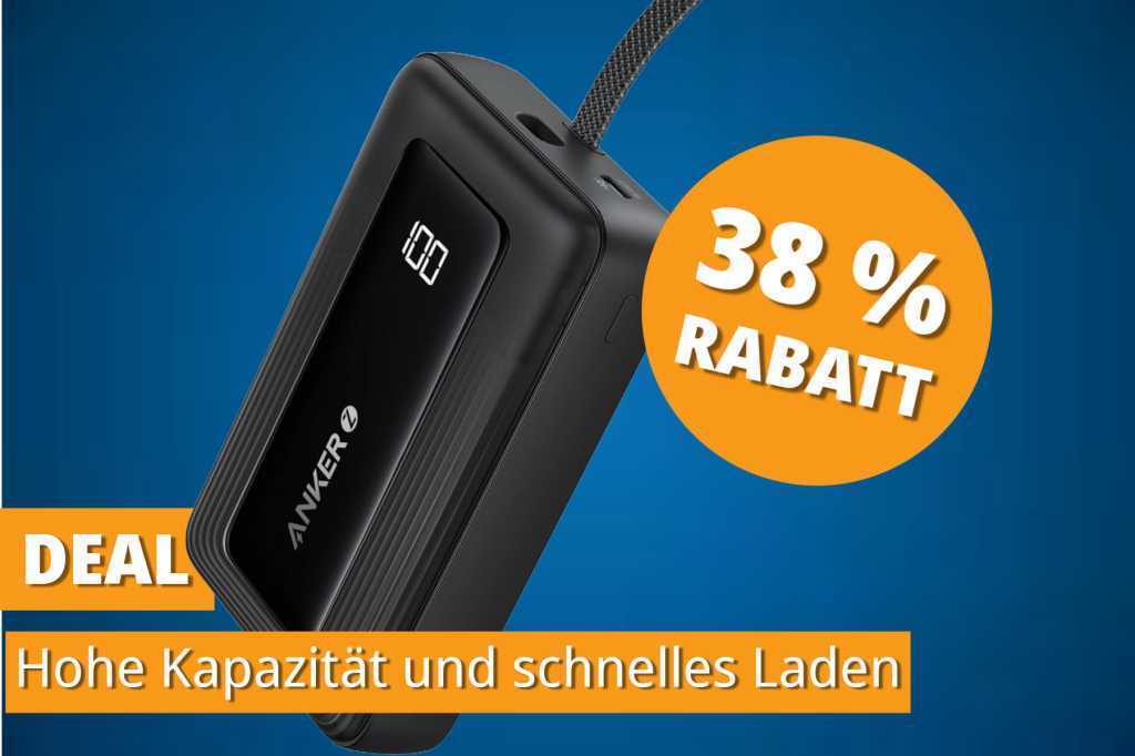 Image: GÃ¼nstiger als der Bestseller: Anker-Powerbank mit 20.000 mAh um 38 Prozent reduziert