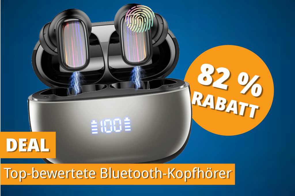 Image: 82 Prozent Rabatt: Diese Bluetooth-KopfhÃ¶rer gibtâs jetzt fast geschenkt!