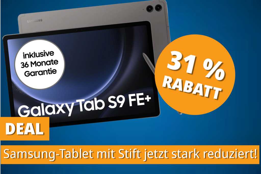 Image: Krasser Preissturz: Das Samsung Galaxy Tab S9 FE+ gibt es jetzt 250 Euro gÃ¼nstiger bei Amazon