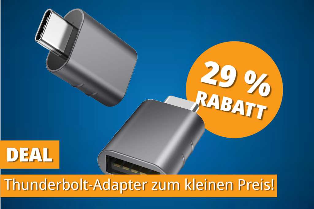 Image: USB-A fÃ¼r Macbook, Mac Mini & iPhone: Dieser Adapter ist ein Must-have fÃ¼r unter 6 â¬!