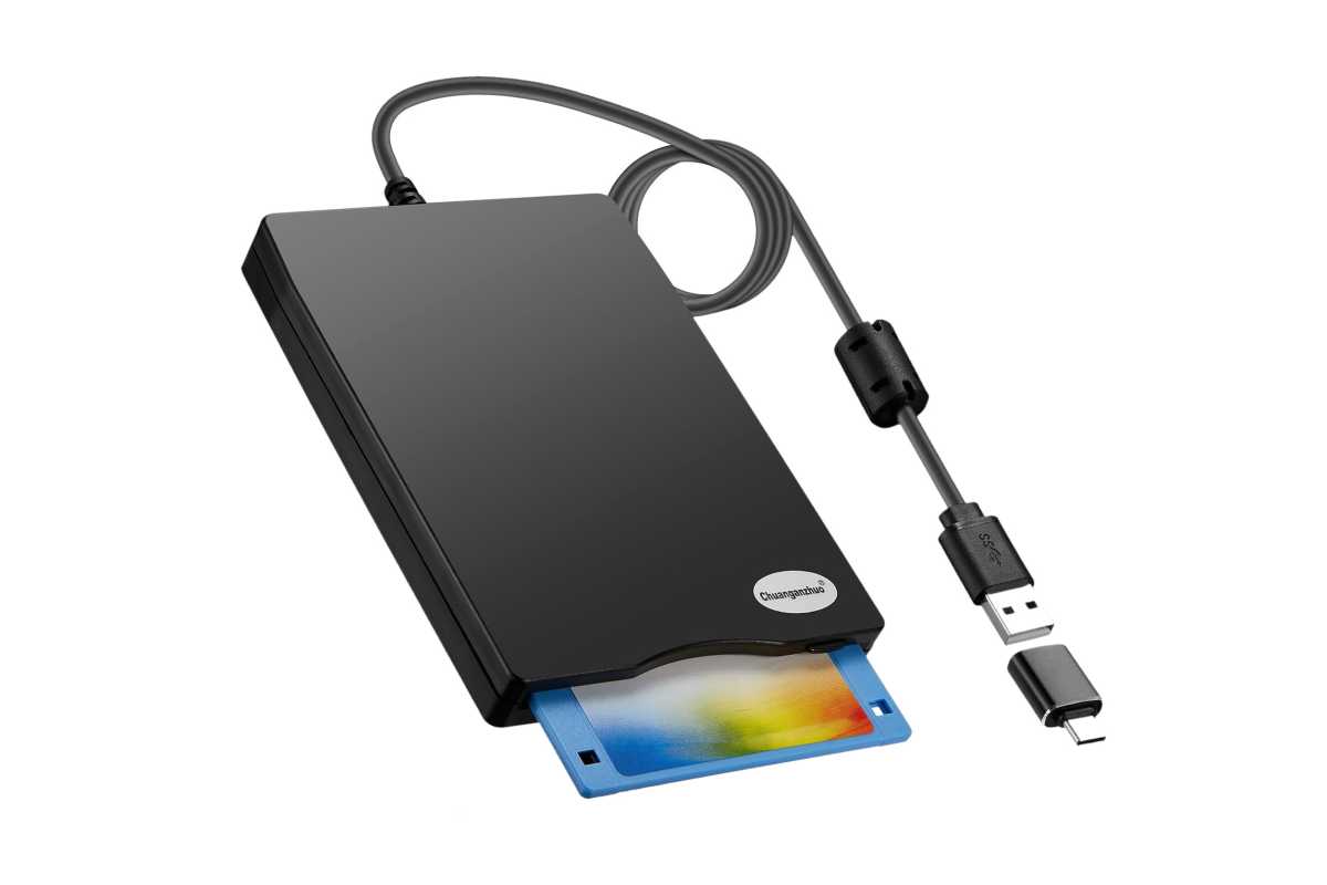 Chuanganzhuo USB-C Floppy Disk Reader