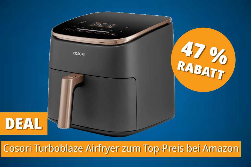 Image: HeiÃluftfritteuse zum Sonderpreis: Dieser 9-in-1-Aifryer kostet aktuell nur 99,99 Euro bei Amazon