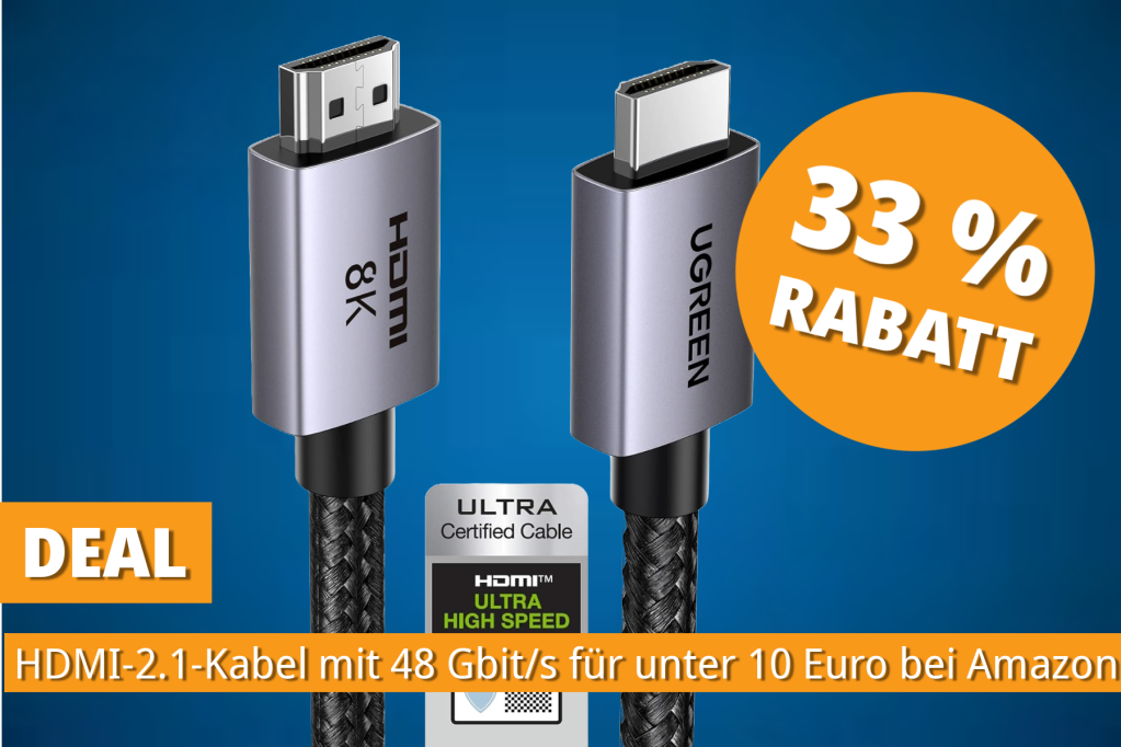 Image: Warum Sie dieses HDMI-Kabel von Ugreen unbedingt brauchen â aktuell unter 10 Euro bei Amazon