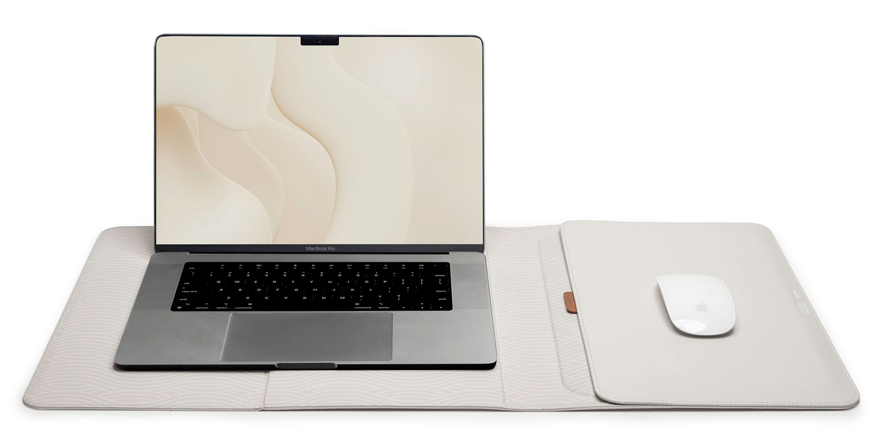 Orbitkey Hybrid Laptop Sleeve – Sleeve folds out to comfortable desk mat