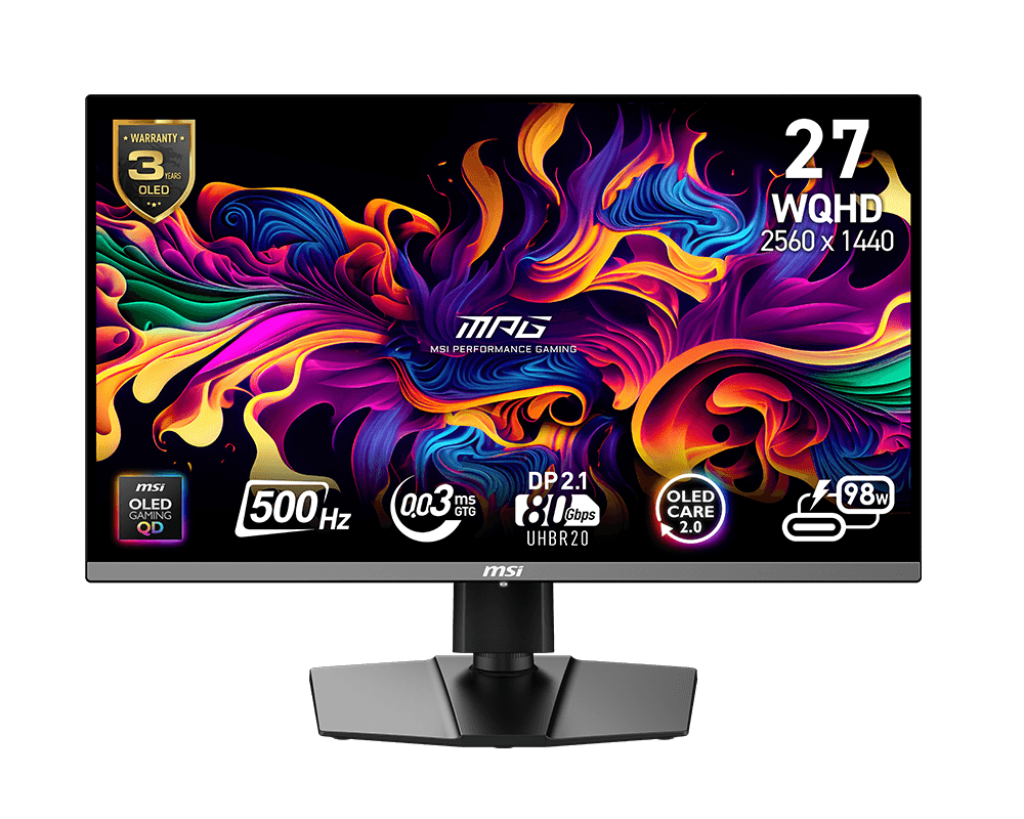 MSI MPG 272QR QD OLED X50