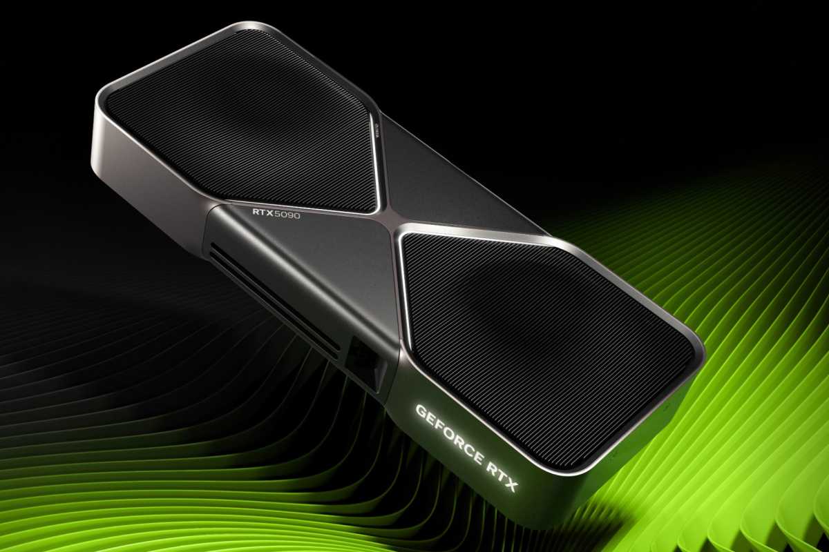 Nvidia GeForce RTX 5090 GPU graphics card promo