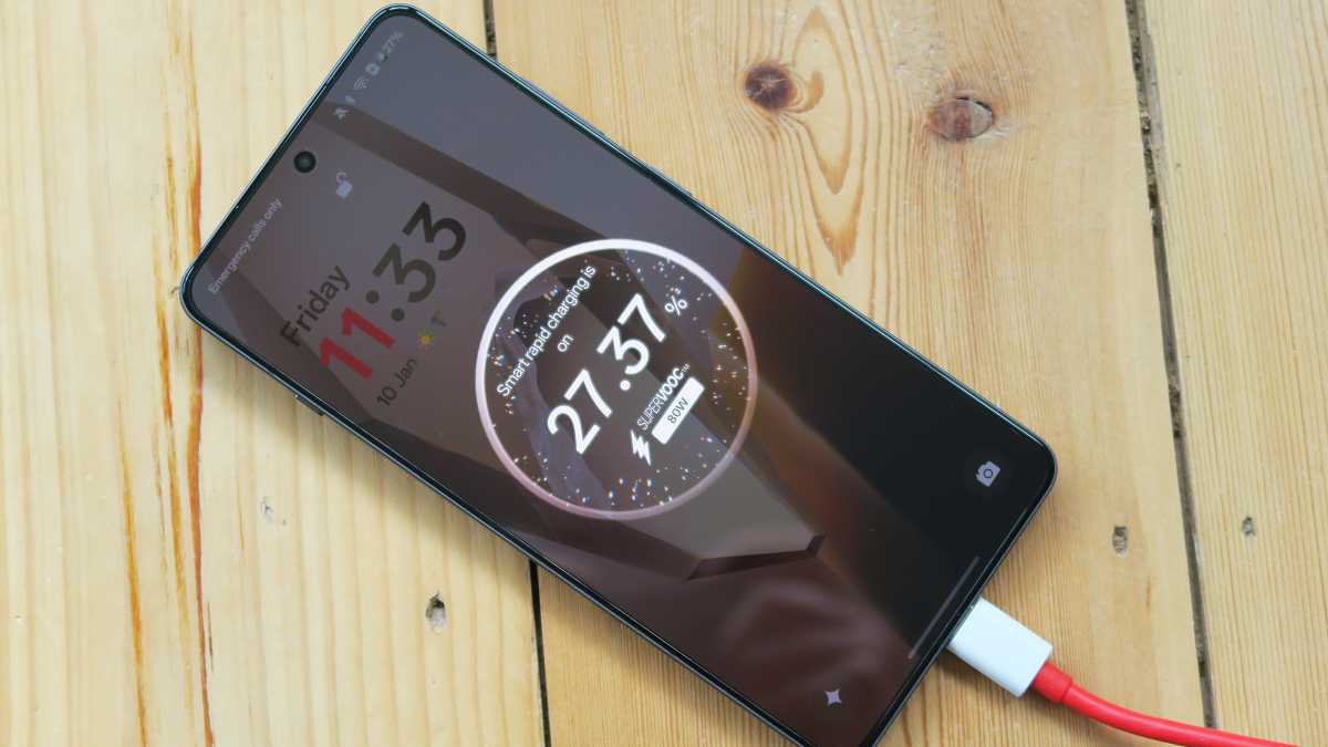 OnePlus 13R review charging