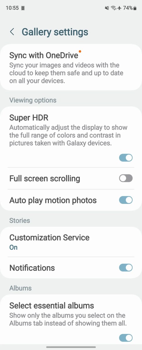 Super HDR toggle in One UI 6 1 1 jpg