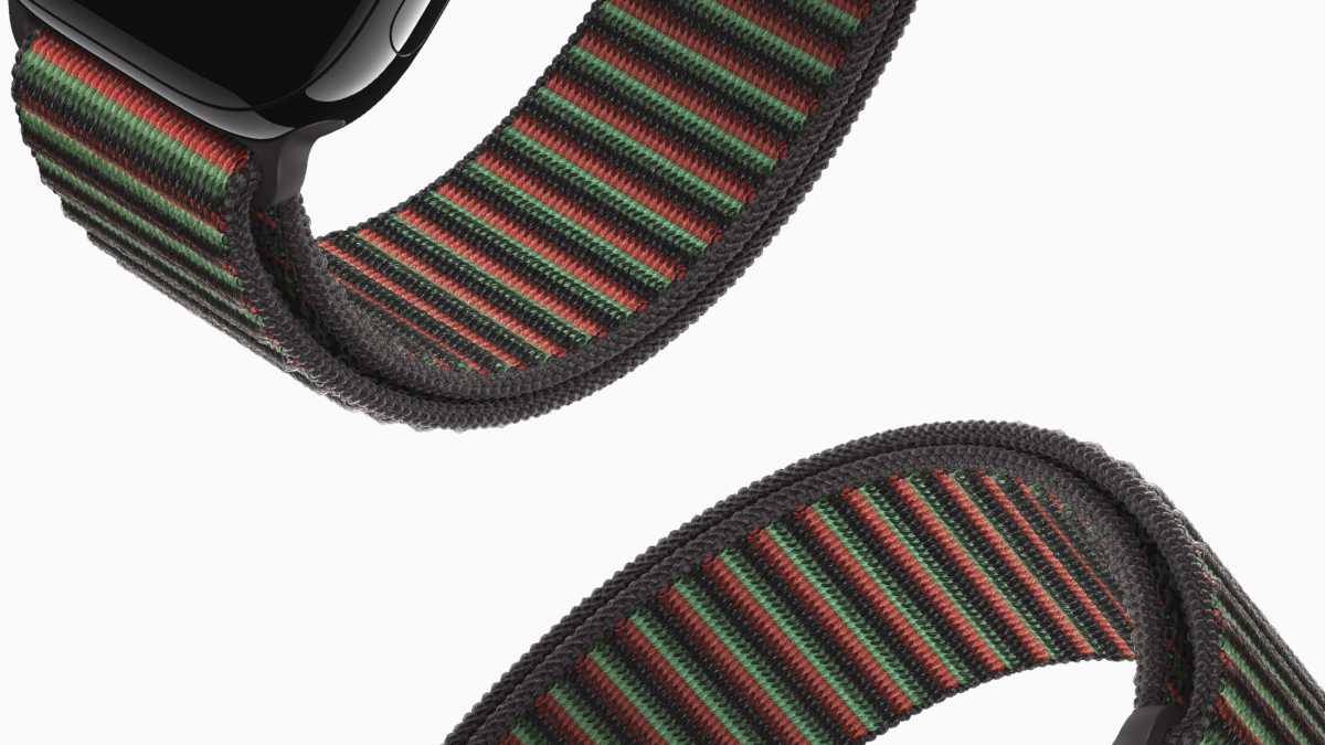 Apple honors Black History Month with color-morphing Apple Watch band