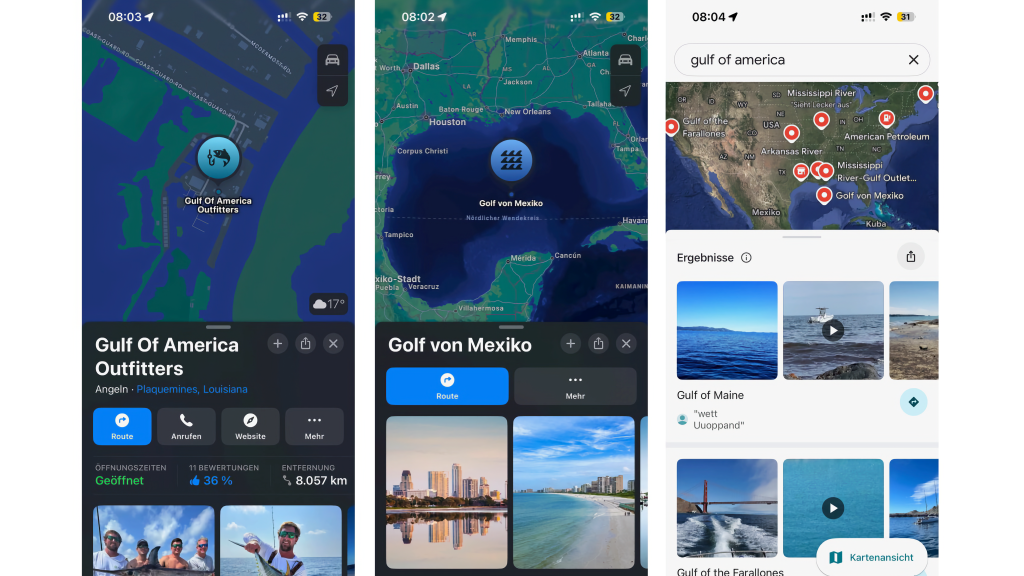 Image: âGulf of Americaâ: Knickt Apple ein?