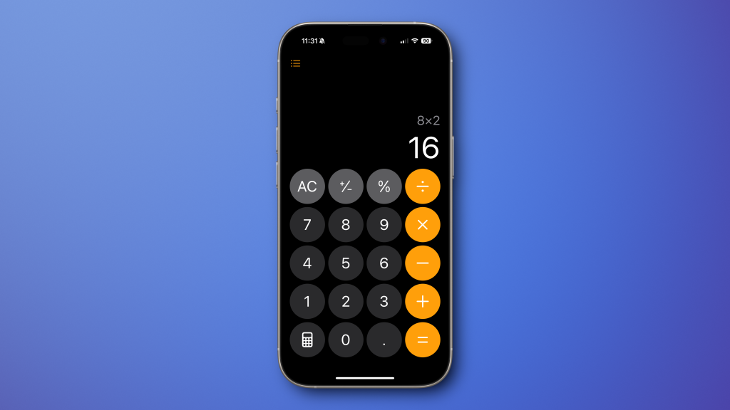 Image: iOS 18.3: Die beste Funktion des Taschenrechners kehrt zurÃ¼ck