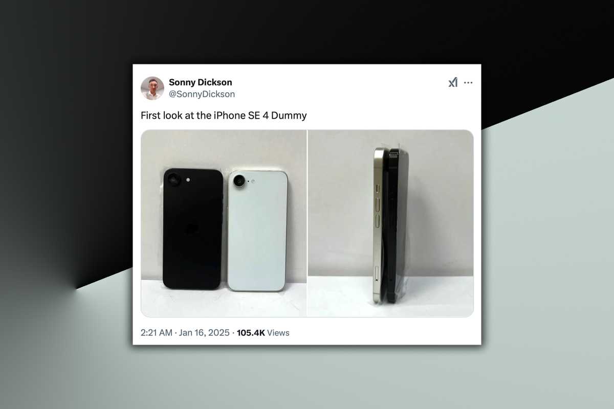 Sonny Dickson X publishes dummy models of the iPhone SE 4