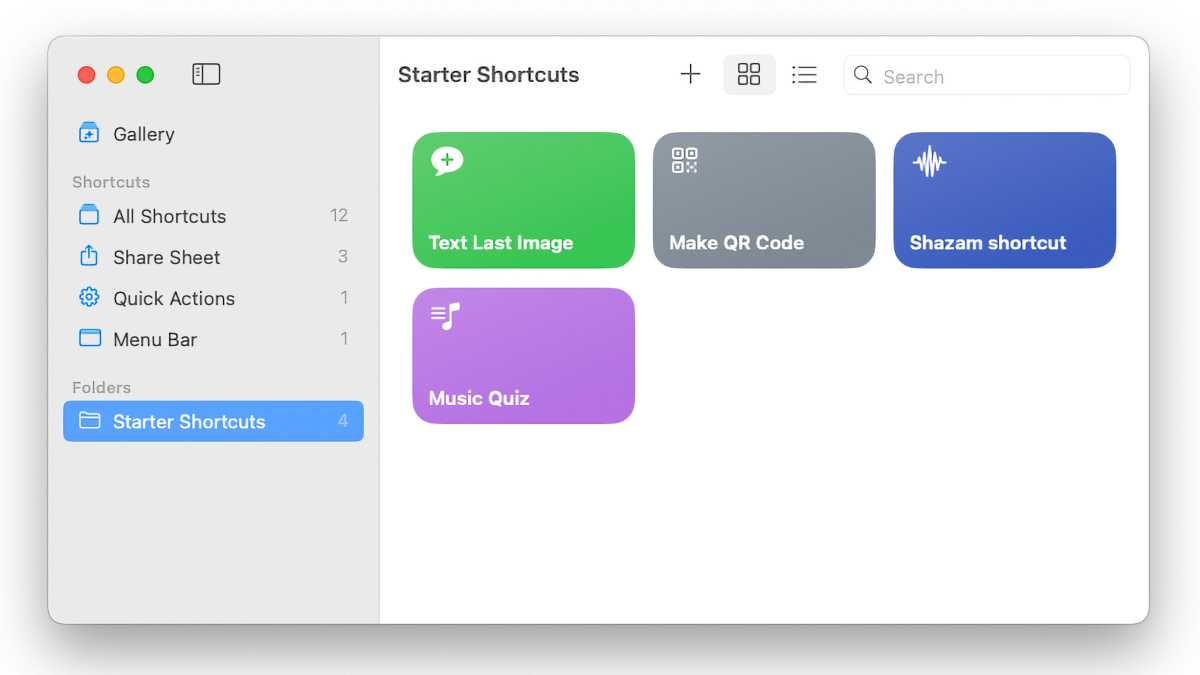 shortcuts app macos