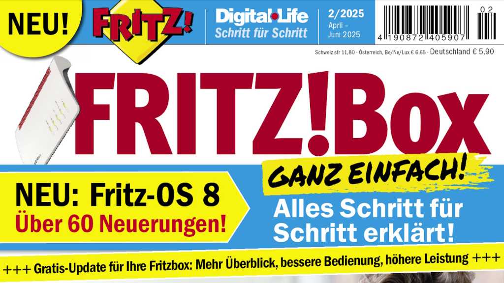 Image: Digital Life 2/2025 Fritzbox: Jetzt am Kiosk
