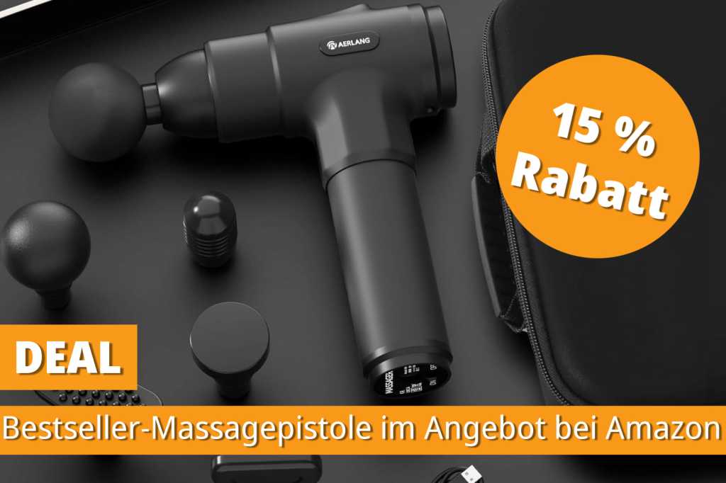 Image: Jeder mit Verspannung greift aktuell zu diesem Bestseller-Massage-GerÃ¤t im Sonderangebot bei Amazon