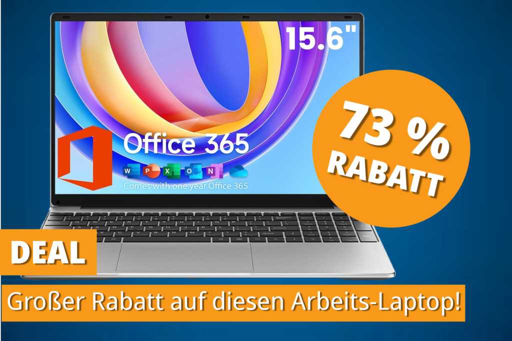 Image: Krasser Preisverfall: 73 % Rabatt auf diesen 15,6-Zoll-Laptop!