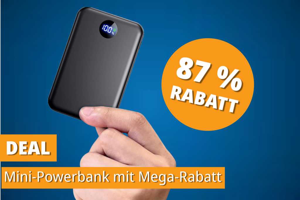 Image: Mini-Powerbank mit Schnellladetechnik dank Sonderrabatt nur noch 16 Euro