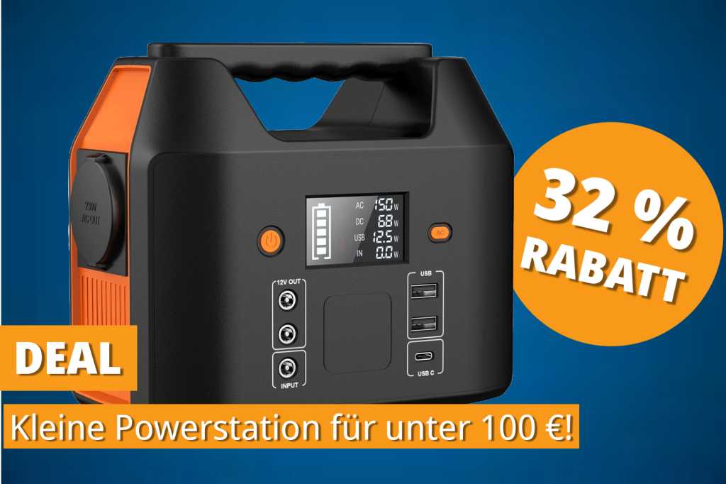 Image: Camping-Hit mit Doppelrabatt: Powerstation jetzt fÃ¼r unter 100 â¬ â Nur noch bis morgen