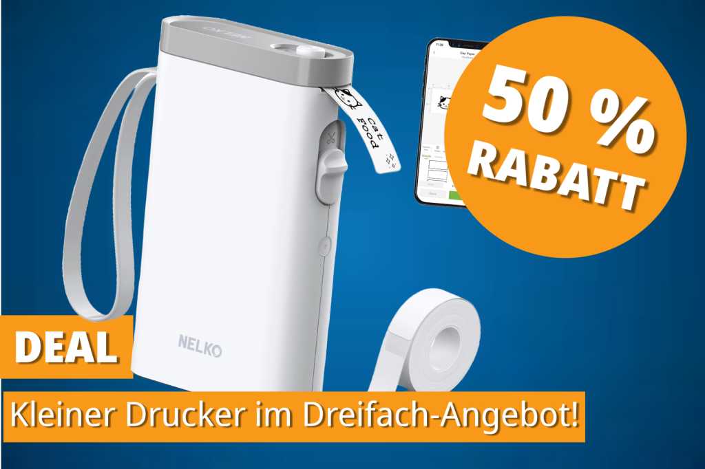 Image: Mini-Drucker fÃ¼r nur 15,14 â¬ jetzt bei Amazon â endlich Ordnung zum SchnÃ¤ppchenpreis!