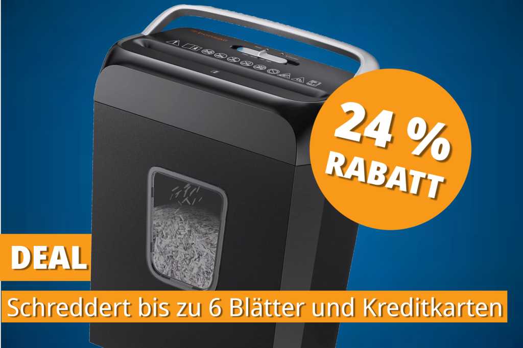 Image: Bestseller-Aktenvernichter jetzt unter 30 Euro â ein Must-have fÃ¼rs Homeoffice und kleine BÃ¼ros!