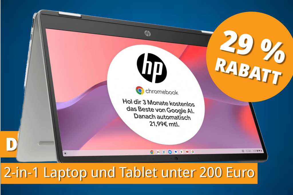 Image: Laptop oder Tablet? Dieses HP-GerÃ¤t gibtâs jetzt fÃ¼r unter 200 â¬!