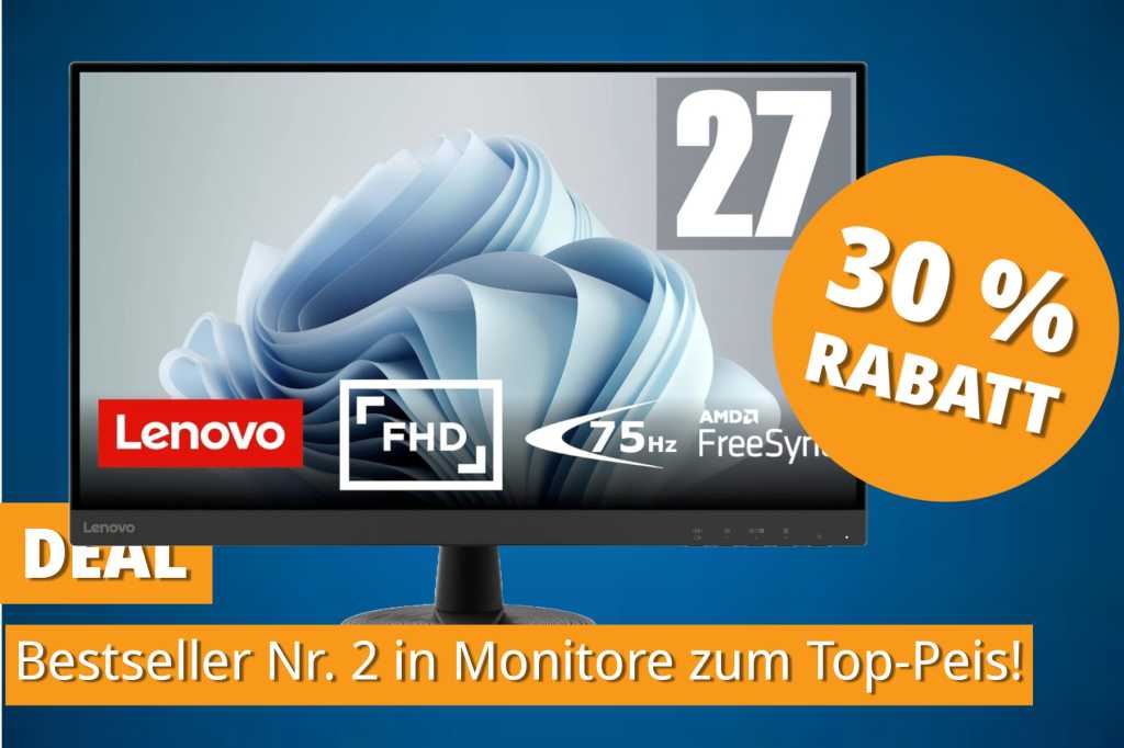 Image: Preis-Leistungs-Kracher: Bestseller-Monitor mit 30 % Rabatt â und kleinem Manko