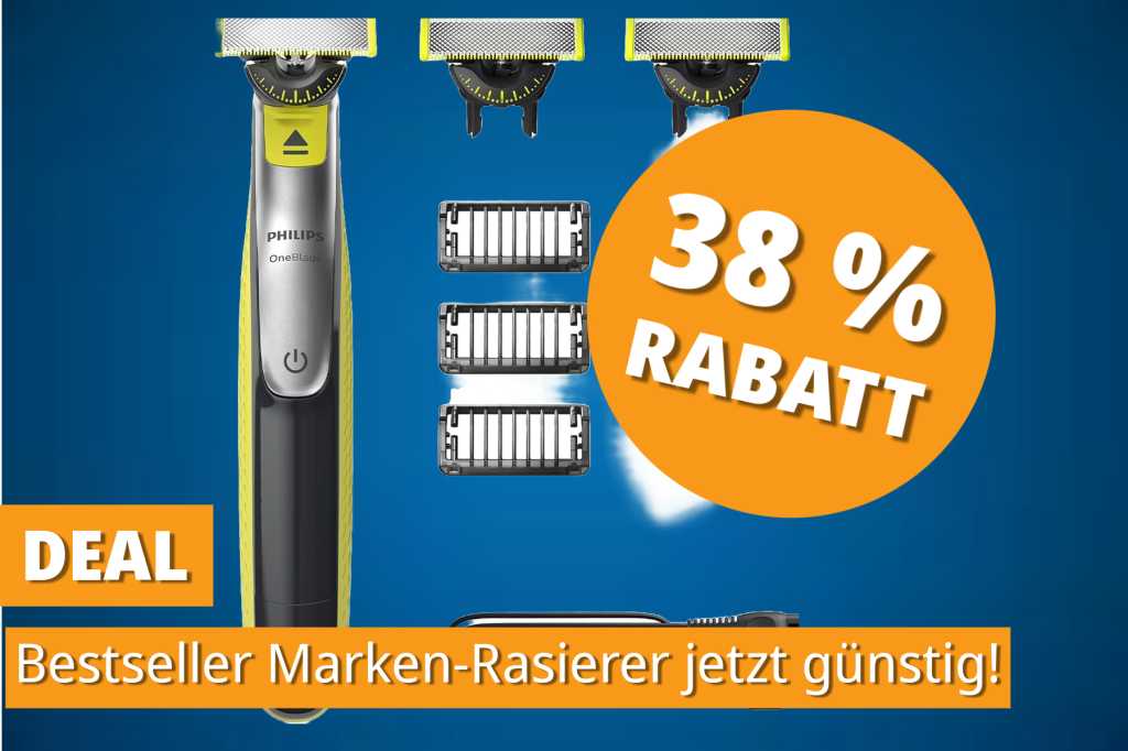 Image: Rasiert alles â auÃer Ihr Konto! Jetzt 38 % sparen bei diesem Philips-Rasierer