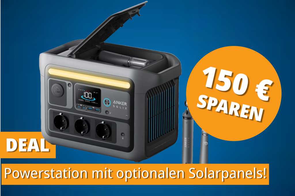 Image: FÃ¼r Camping, Festival oder Blackout â diese Powerstation ist jetzt im Angebot!