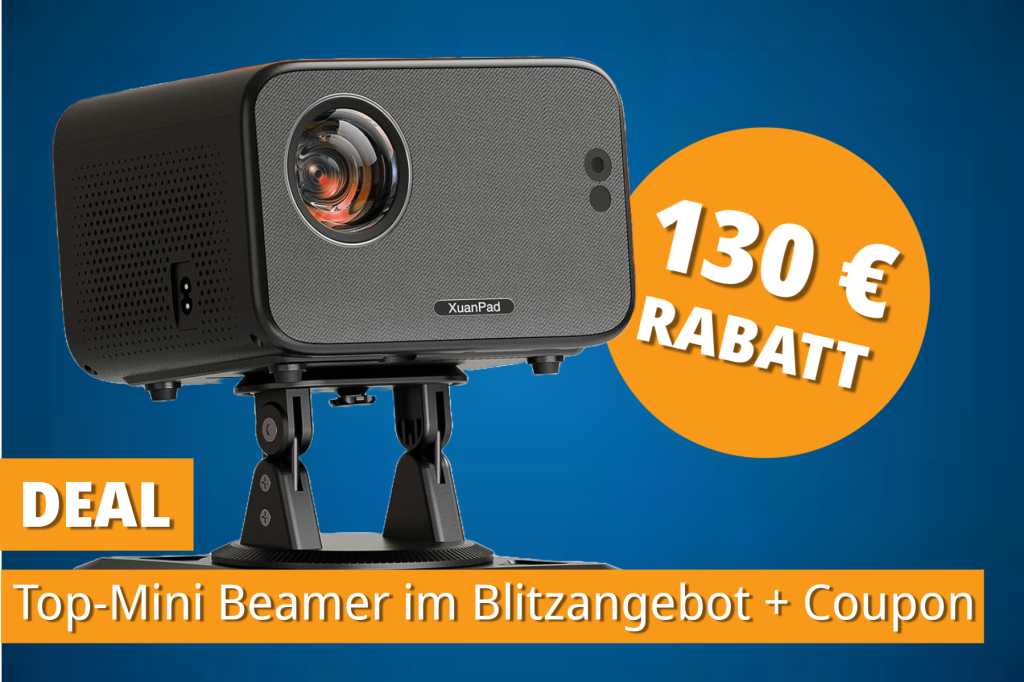 Image: Blitzangebot + Coupon: Android-Mini-Beamer mit 300 Zoll jetzt 130 â¬ gÃ¼nstiger!