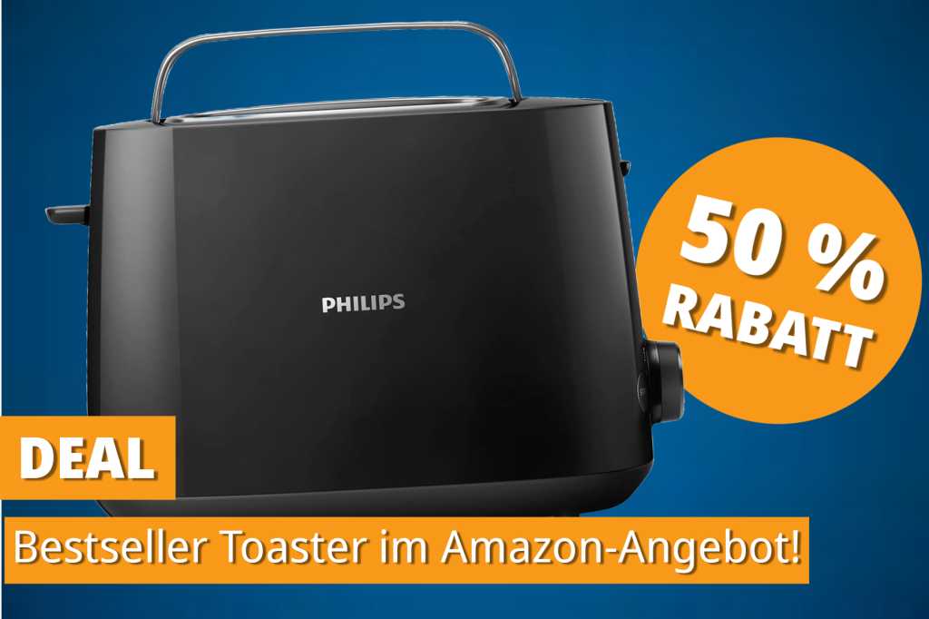 Image: Kundenliebling zum Top-Preis: Der Bestseller-Toaster von Philips begeistert 31.000 KÃ¤ufer