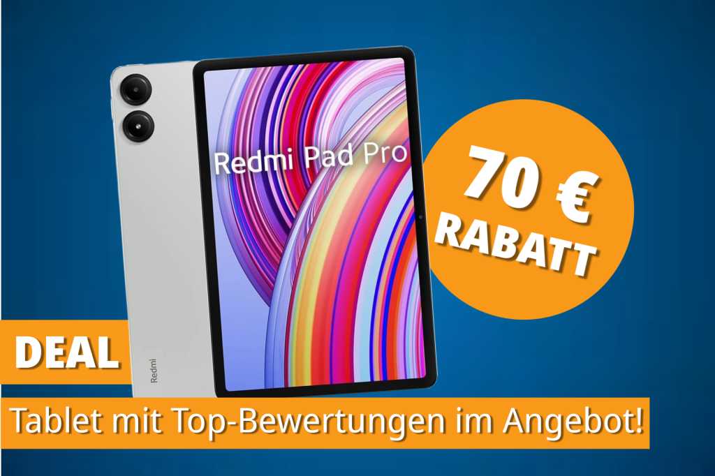Image: Von KÃ¤ufern gefeiert: Xiaomi-Tablet mit 4,7 Sternen jetzt 70 â¬ gÃ¼nstiger!