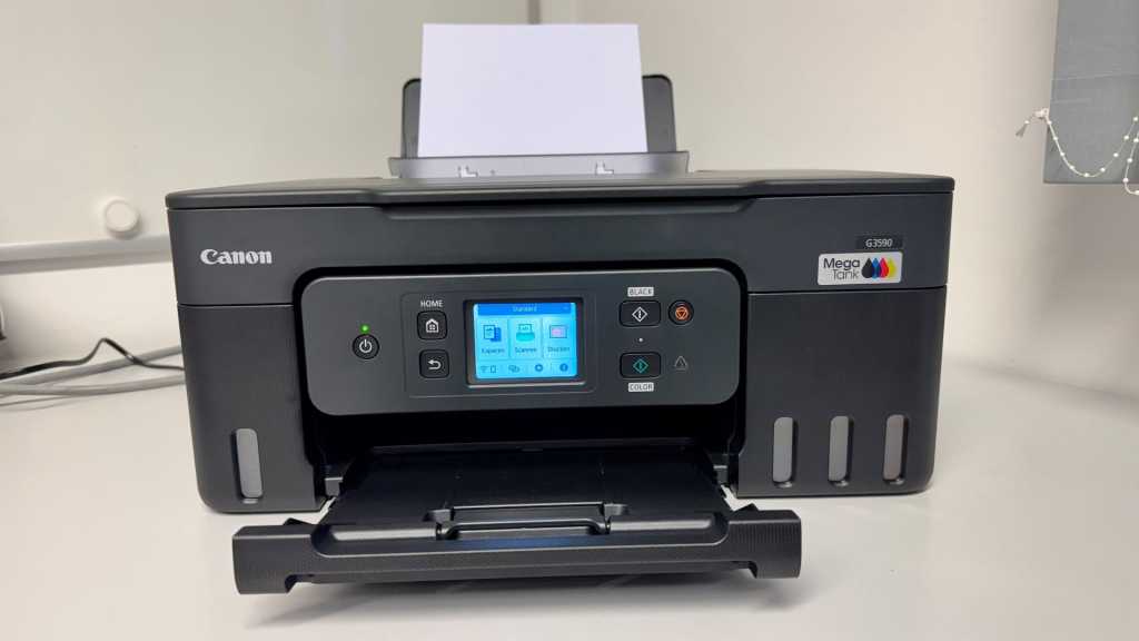 Image: Canon Pixma G3590 im Test: Treffsicher verbesserter Tinten-Tank-Drucker