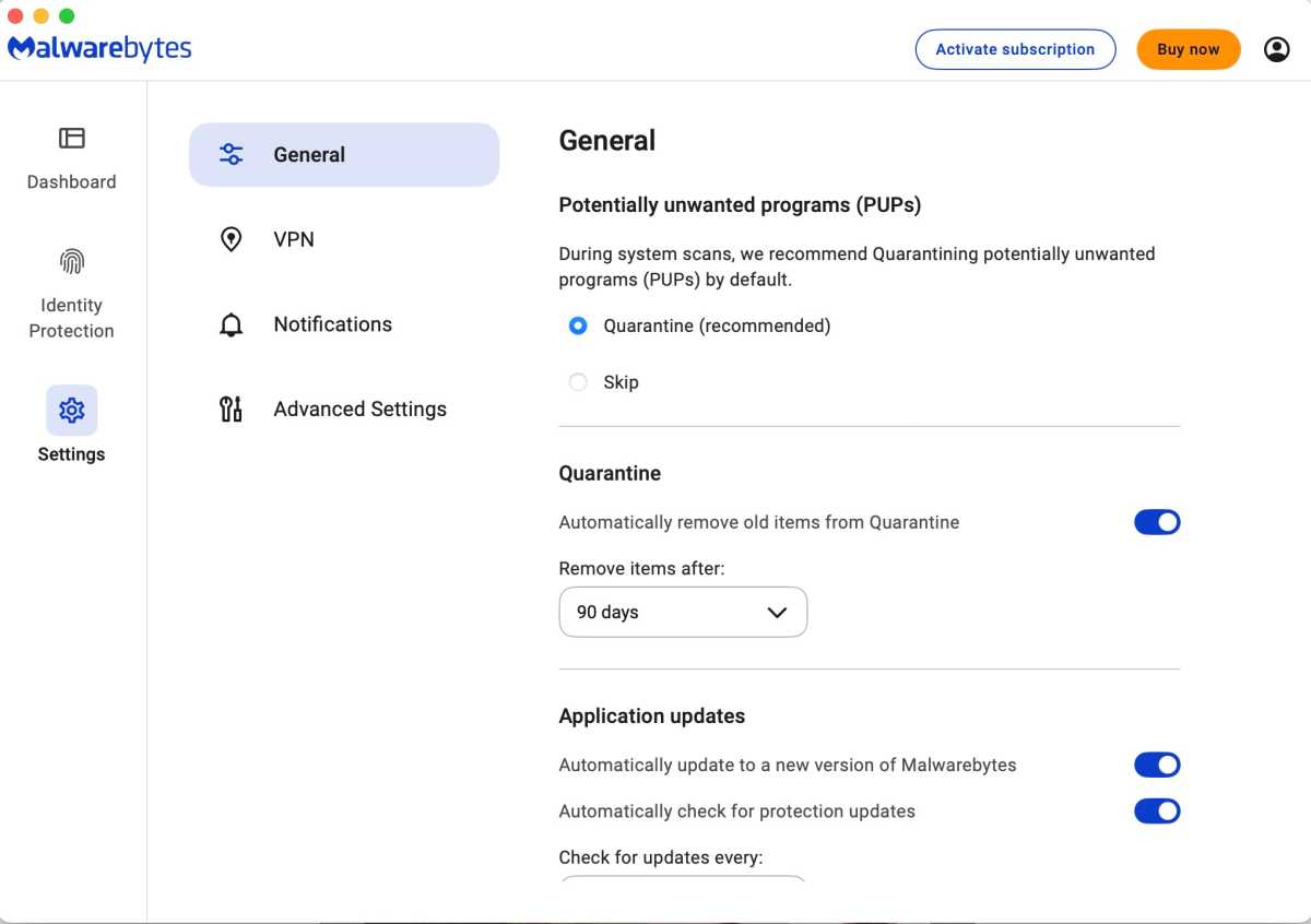 Malwarebytes schedule scans