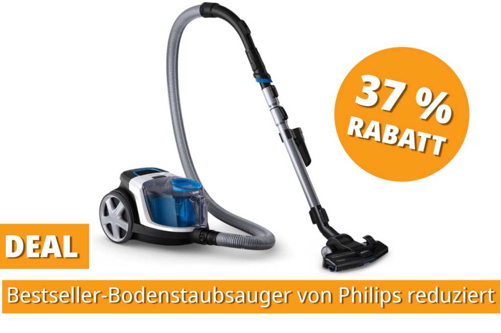 Image: Miele kann einpacken: Amazon reduziert beutellosen Bestseller-Staubsauger von Philips auf unter 95 Euro