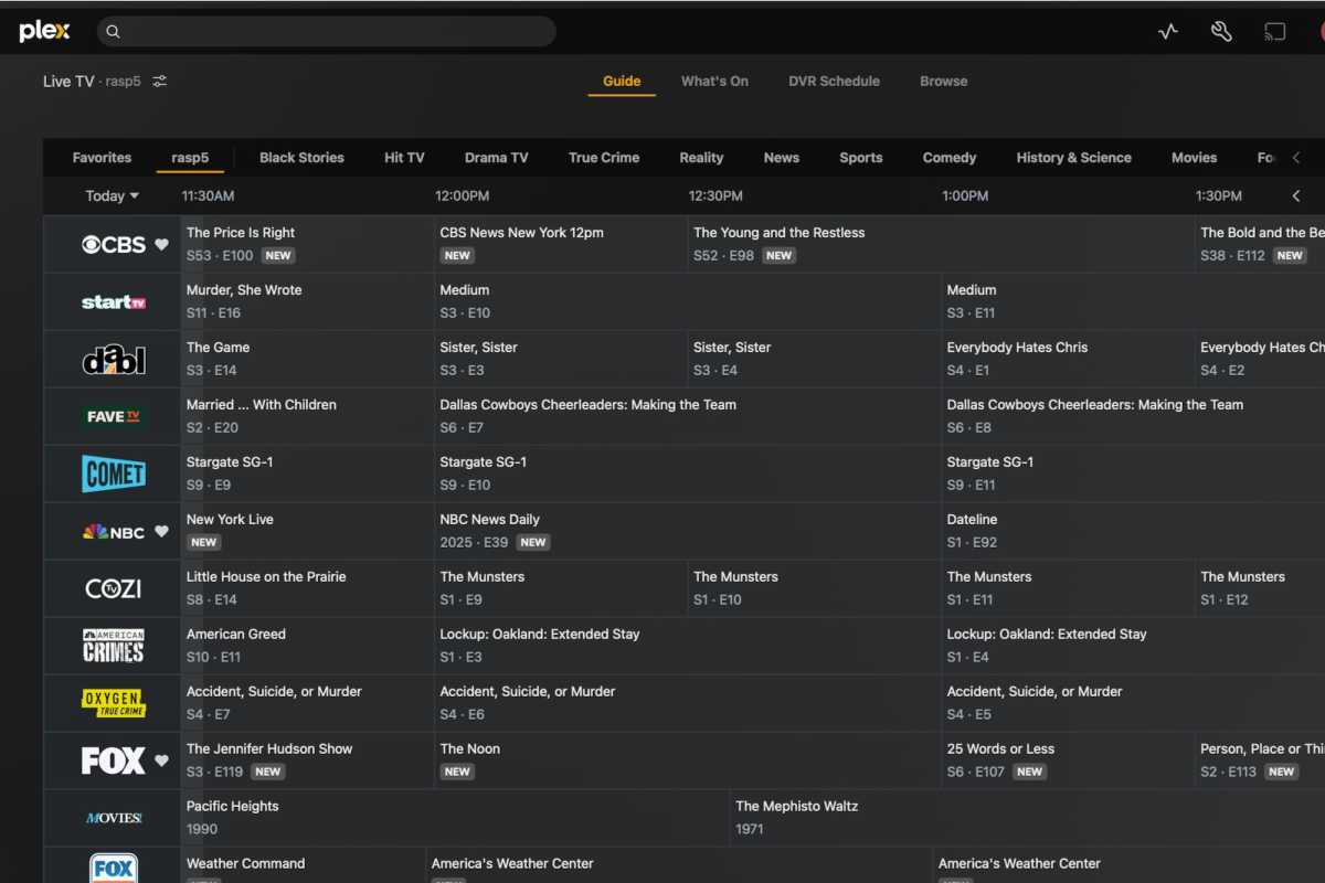 Plex DVR 2